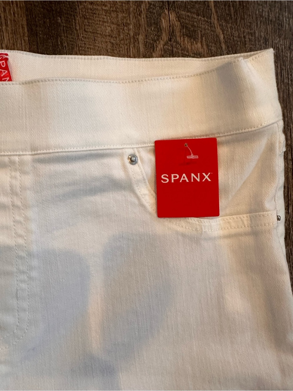 SPANX White Women’s Jeans - Sleek High-Rise Stretch